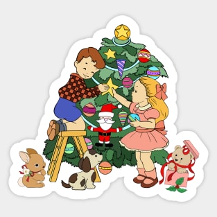 Holiday season! Christmas Tree Sticker